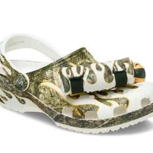 Crocs Nascar Realtree Classic Clog Camo Racing Flames Limited Edition Men Size 6